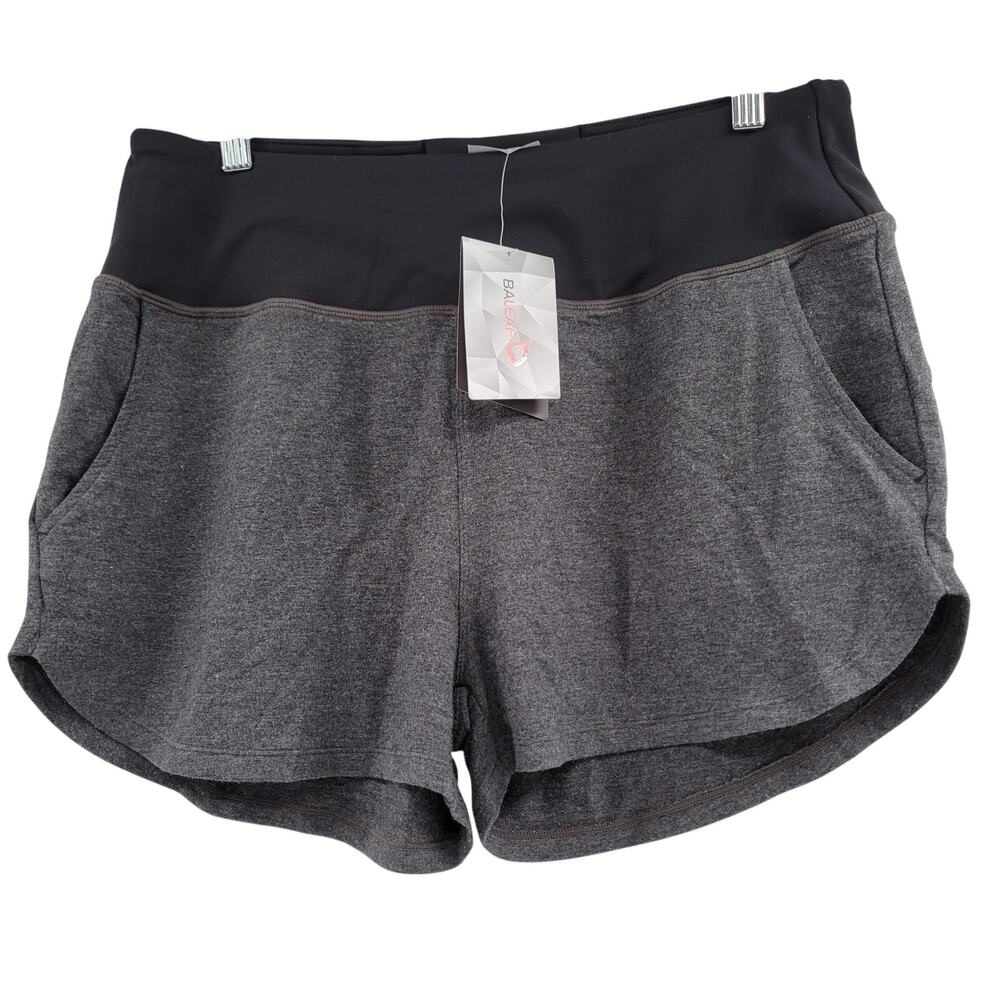 Baleaf shorts gray and black comfy soft size L